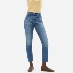 Everlane The Cheeky Jean Raw Hem Straight Jeans